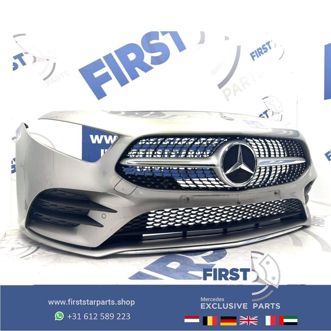 W177 BUMPER AMG LINE VOORBUMPER A KLASSE 2022 35 ZWART WIT G, Gebruikt, -, Voor, Ophalen of Verzenden