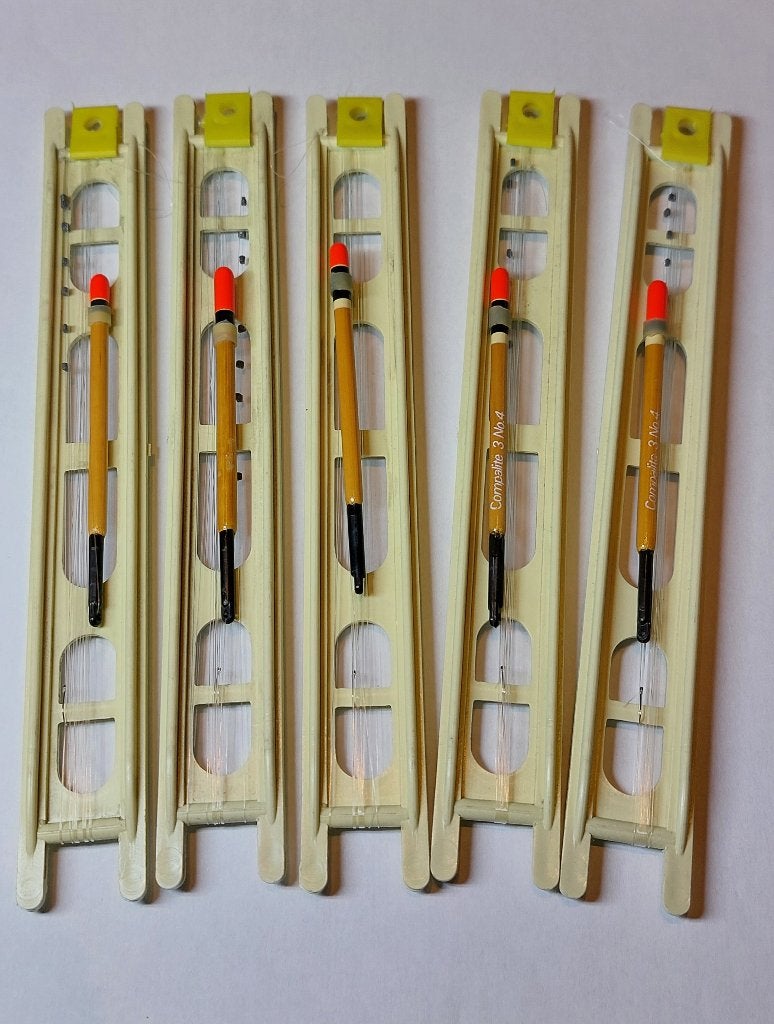 Set de 5 lignes de pêche au corégone faites maison 118, Sports nautiques & Bateaux, Enlèvement ou Envoi, Neuf, Ligne fixe