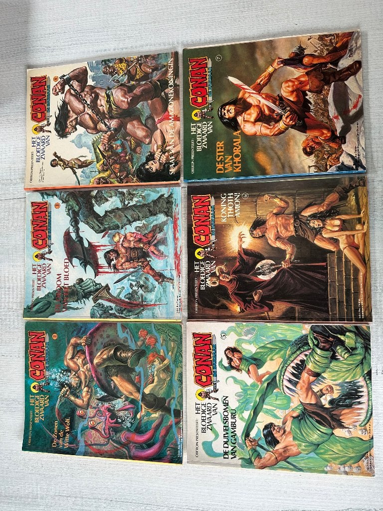 Strips Conan de barbaar - 21 stuks, Plusieurs comics, Enlèvement, Utilisé