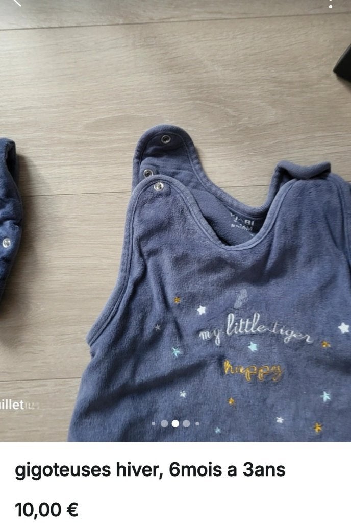 Gigoteuse, Enfants & Bébés, Couvertures, Sacs de couchage & Produits pour emmailloter, Bleu, Enlèvement ou Envoi, Respirant, Gigoteuse ou Couverture d'emmaillotage