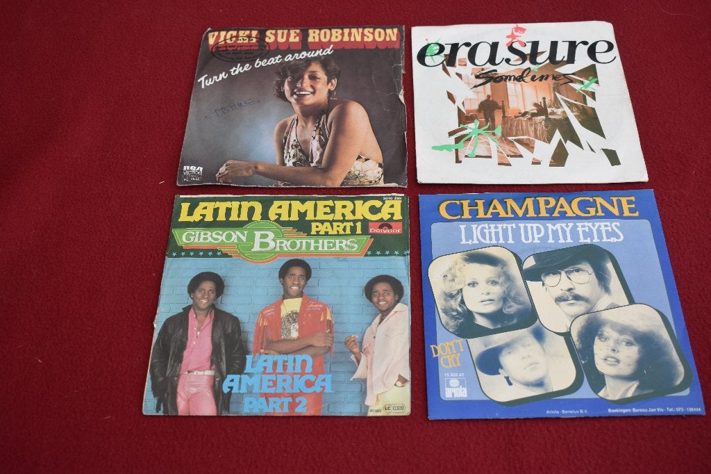 45t's heb je jukebox , dance of rock music  nodig  ?, CD & DVD, Enlèvement ou Envoi, Comme neuf, Dance populaire