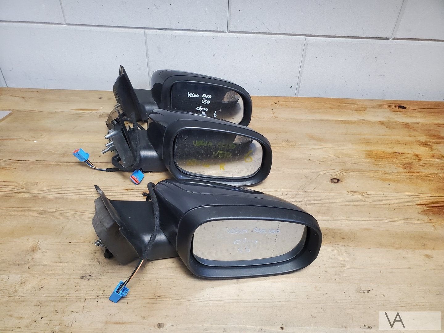Volvo S40 / V50 2006 - 2010 spiegel rechts 6 draden €75, Gebruikt, -, -, Ophalen of Verzenden