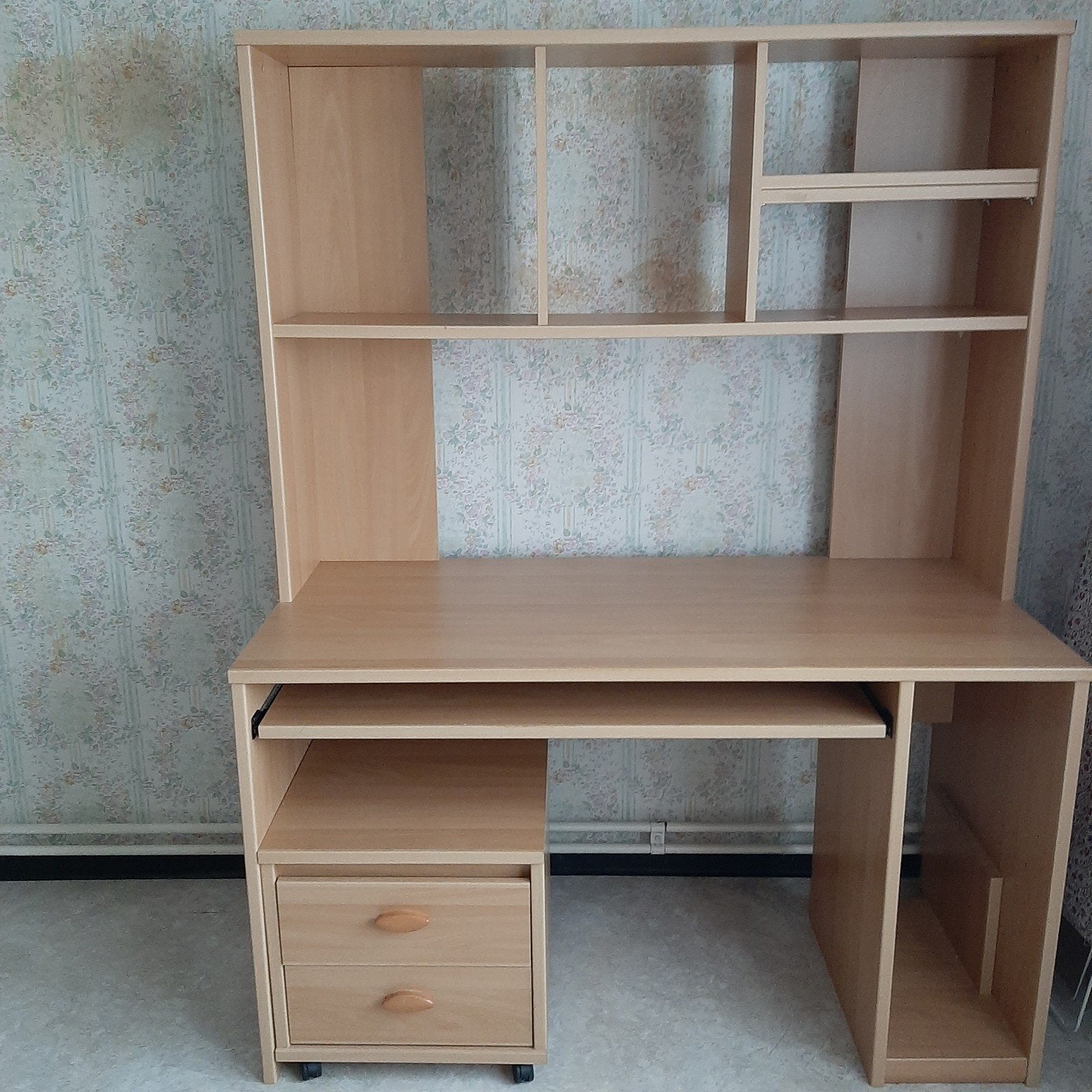 Bureau met ladekastje, Huis en Inrichting, Bureaus, Ophalen