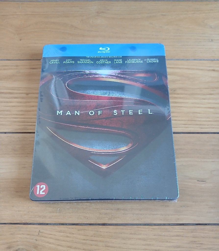 MAN OF STEEL STEELBOOK, CD & DVD, Enlèvement ou Envoi, Blu-ray, Néerlandais, Anglais
