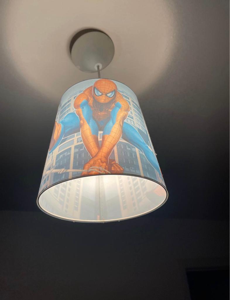 Lamp Spider man, Ophalen, Zo goed als nieuw