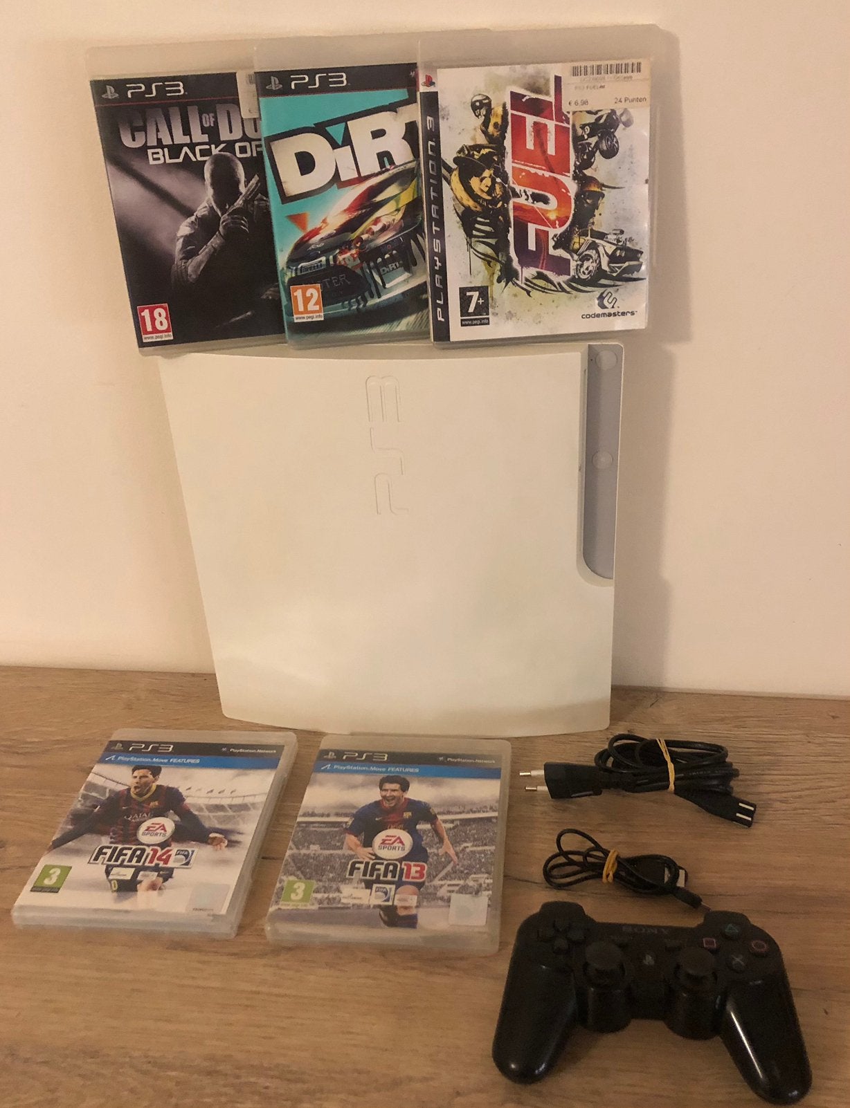 Ps3 slim 300 gb met alle toebehoren, Games en Spelcomputers, Games | Sony PlayStation 3, Ophalen of Verzenden, Zo goed als nieuw