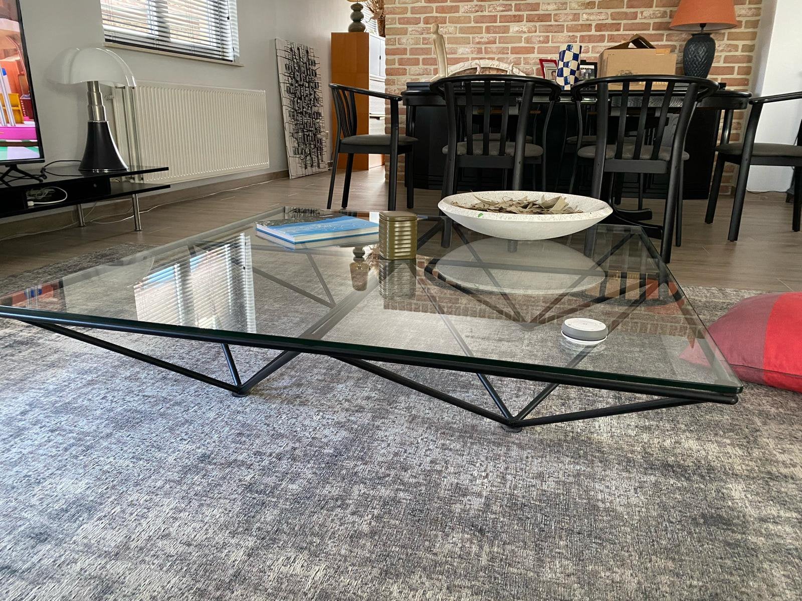 Design salontafel in Paolo Piva-stijl – Nieuw – 120 x 120 cm, Huis en Inrichting, Tafels | Salontafels, Ophalen, Vierkant, Nieuw