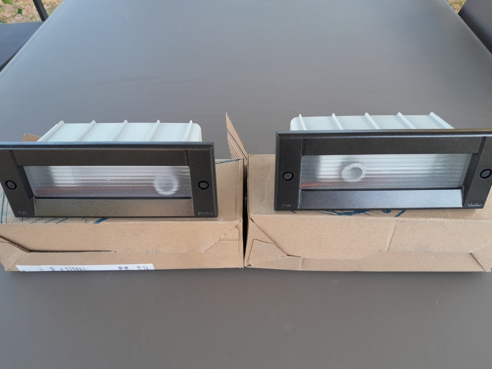 Lot de 2 éclairages muraux à encastrer., Electroménager, Enlèvement, Neuf