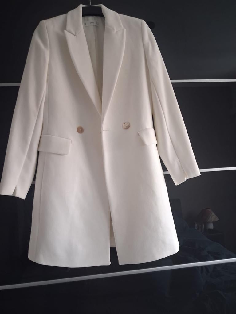 Blazer, Kleding | Dames, Jassen | Winter, Ophalen, Zo goed als nieuw, Maat 38/40 (M), Wit