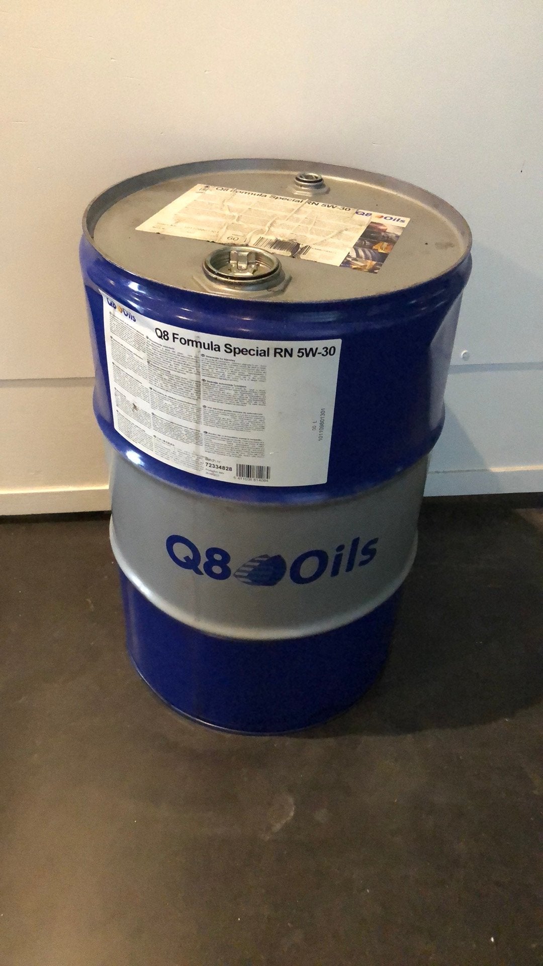 Gebruikte olie ton 60 liter, Tuin en Terras, Ophalen, Gebruikt
