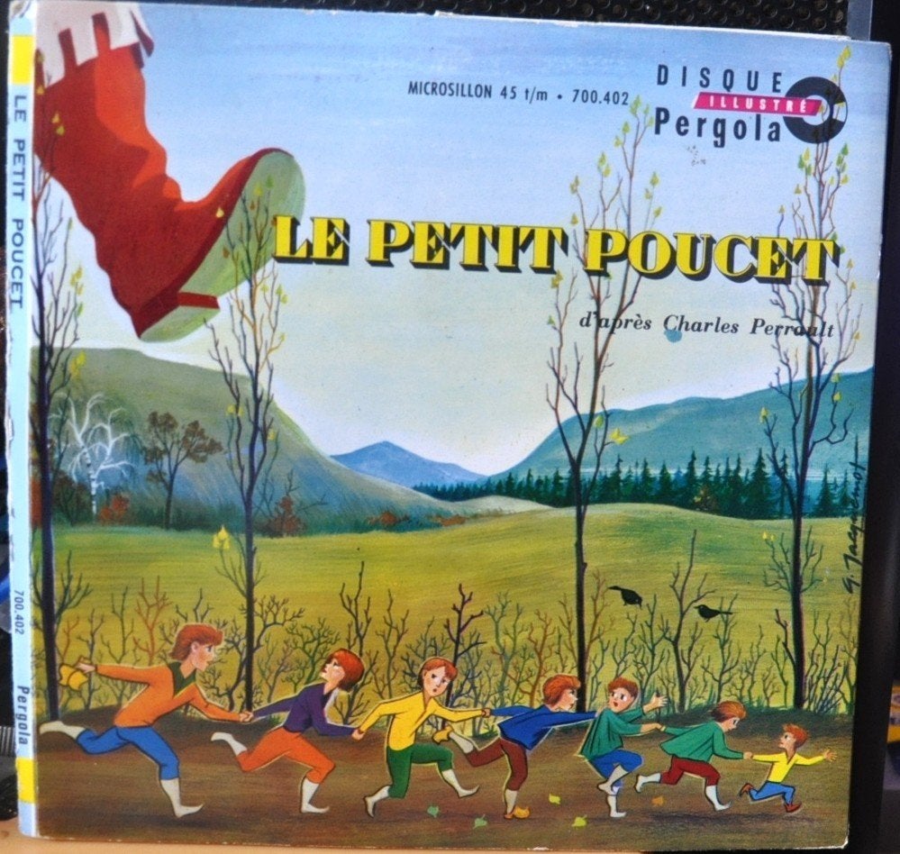 vinyl 45 tour histoire le petit poucet (x20373), Ophalen of Verzenden, 1960 - 1969, Gebruikt, Verhaal of Sprookje