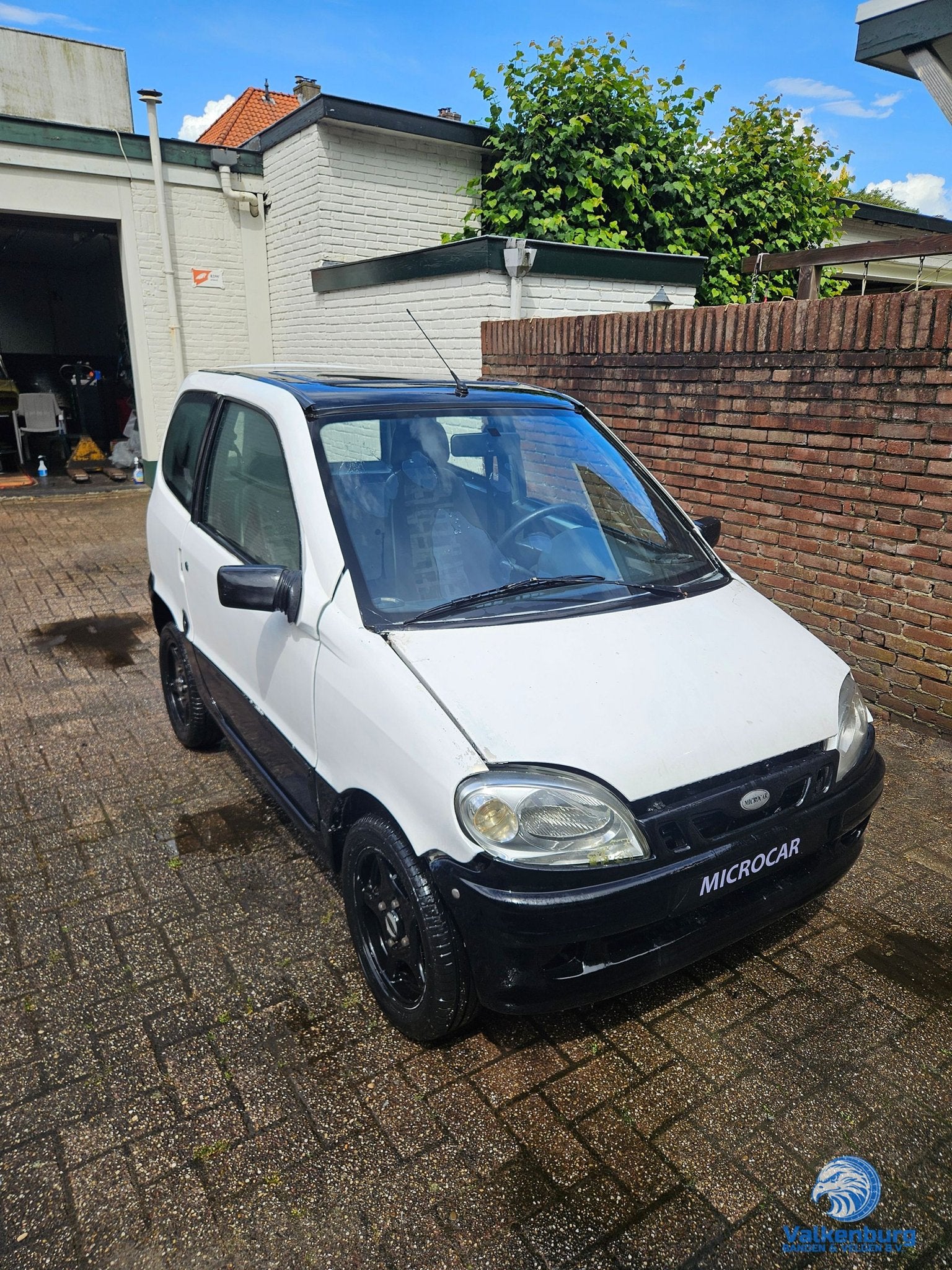 Microcar Virgo 2005, Auto's, Automaat, Wit, Bedrijf, Diesel