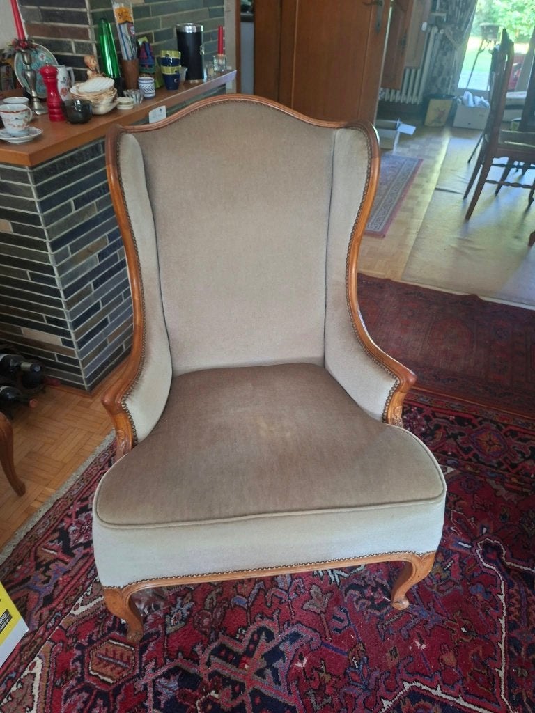 2 zetels, Ophalen, Hout, Gebruikt, Eenpersoons