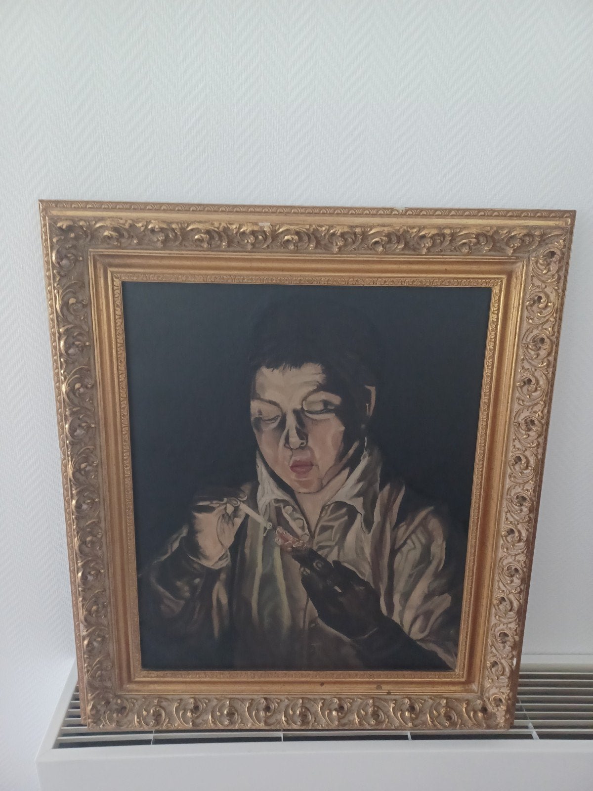 Olieverfschilderij El Soplon van El Greco, Enlèvement