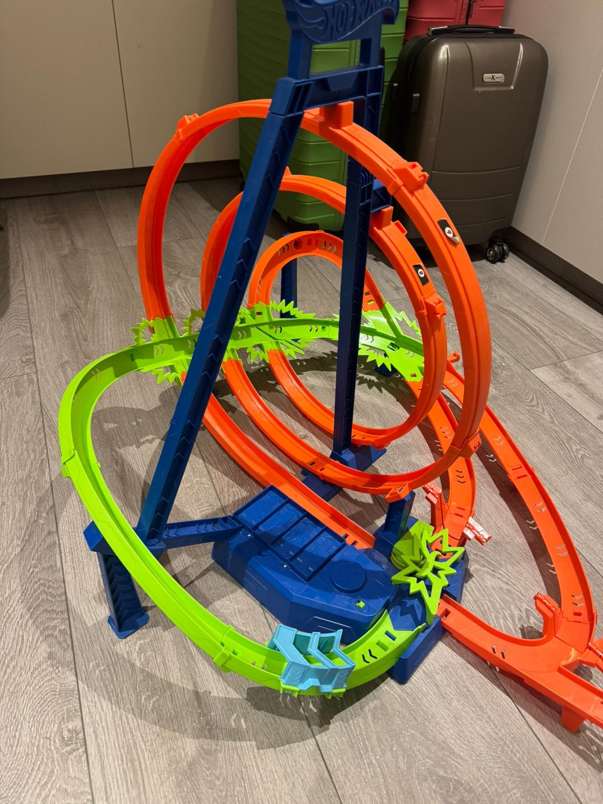 Hot wheels crashbaan, Kinderen en Baby's, Speelgoed | Racebanen, Ophalen, Zo goed als nieuw, Hot Wheels