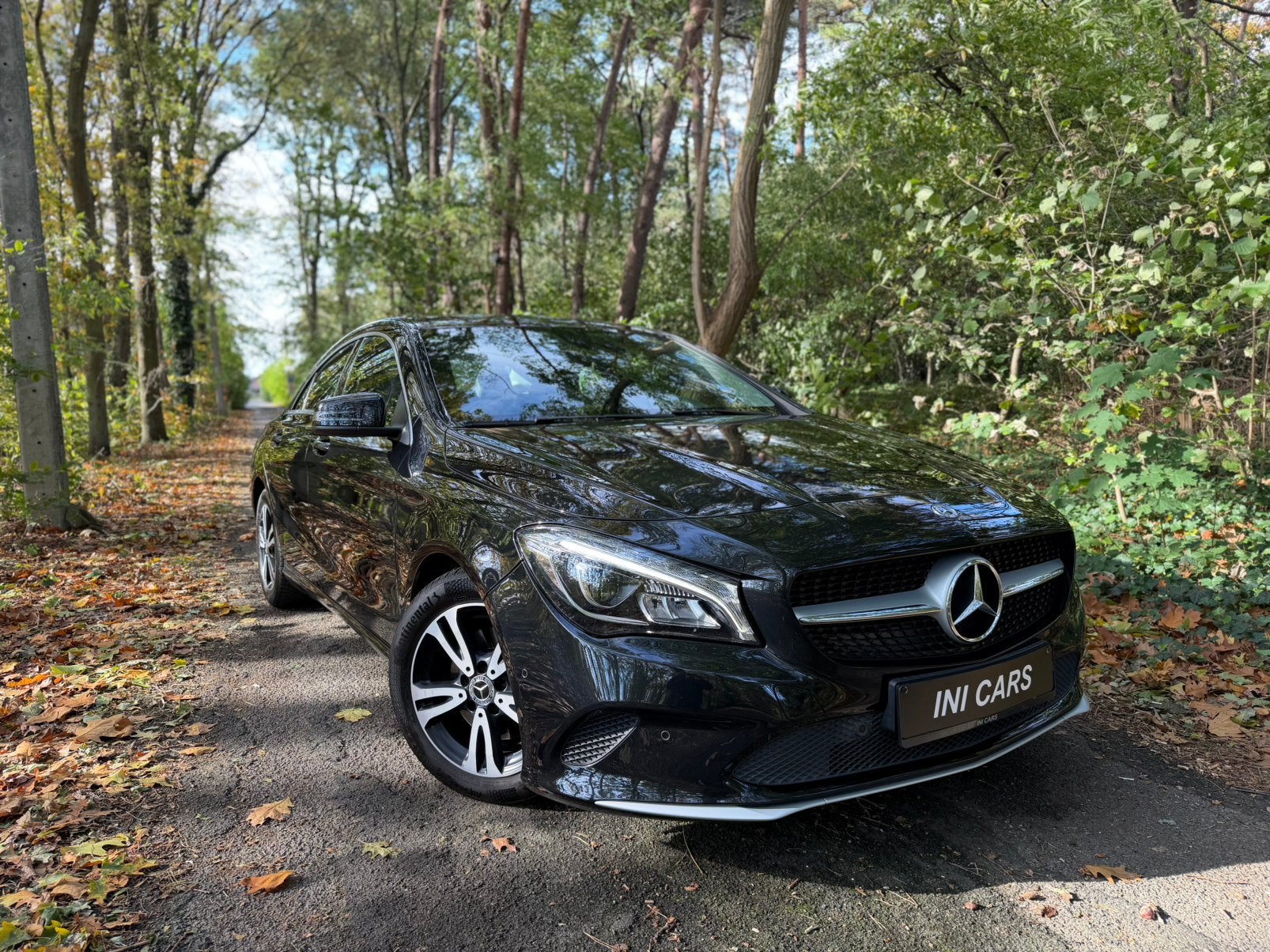 Mercedes Cla180 Benzine Automaat, Auto's, CLA, 4 cilinders, Leder en Stof, Zwart