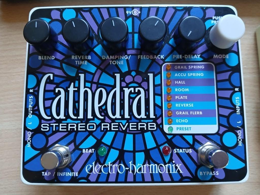 EHX Cathedral reverb, Muziek en Instrumenten, Effecten, Ophalen of Verzenden, Zo goed als nieuw, Reverb