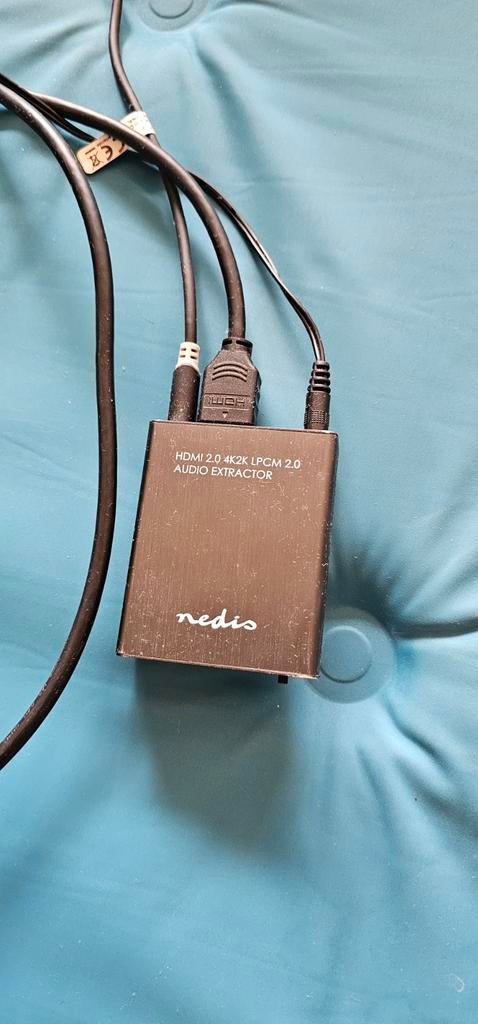 Nouveau, extracteur HDMI Nedis vers HDMI et audio, Enlèvement ou Envoi