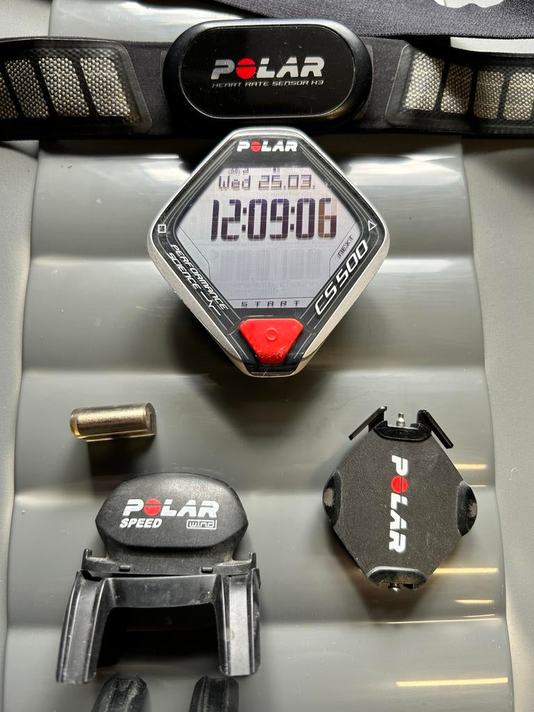 Polar CS500 met hartslagmeter, Enlèvement ou Envoi, Comme neuf