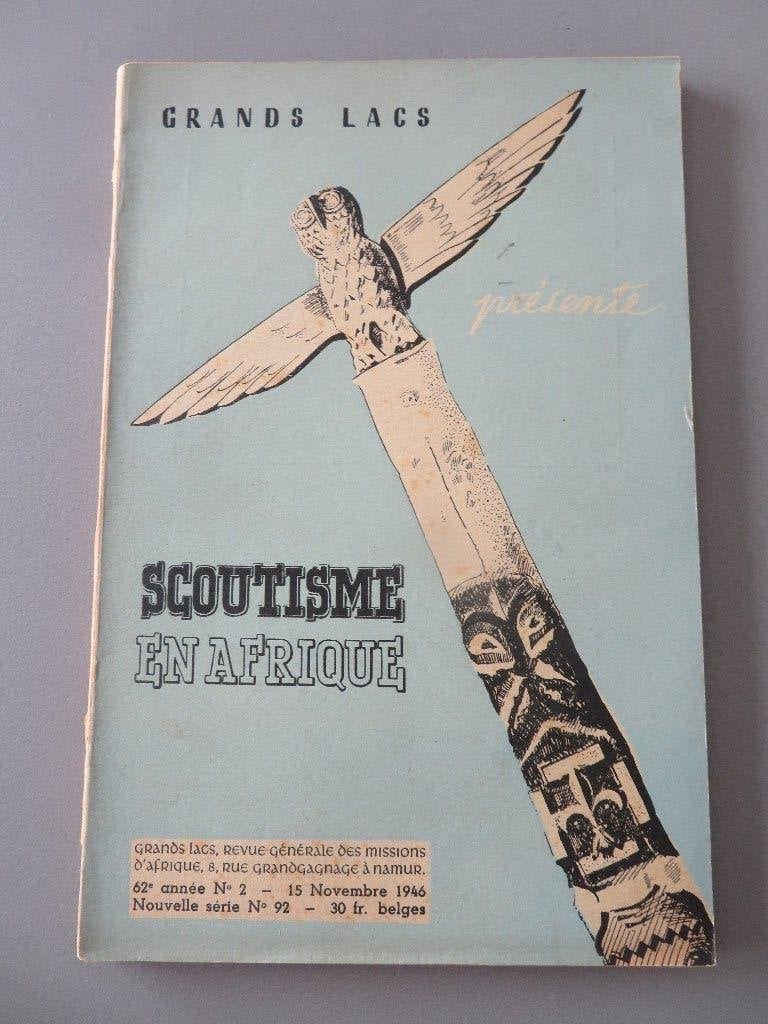 RARE Scouting Scoutisme en Afrique Congo Belge 1946, Collections, Scoutisme, Envoi, Comme neuf, Livre ou Revue