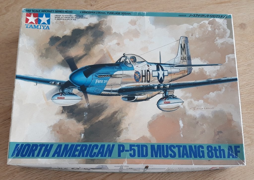 P-51D Mustang 8th AF nord-américain, Enlèvement ou Envoi, Comme neuf, Avion, Plus grand que 1:72
