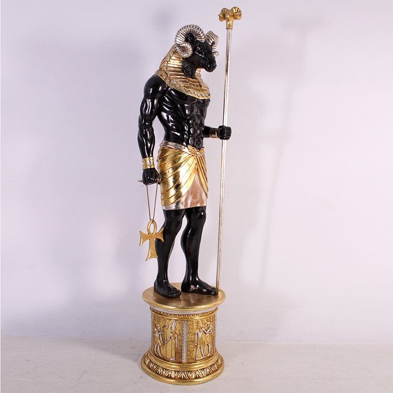 Khnoum égyptien avec base — Égypte Hauteur 235 cm, Enlèvement, Neuf