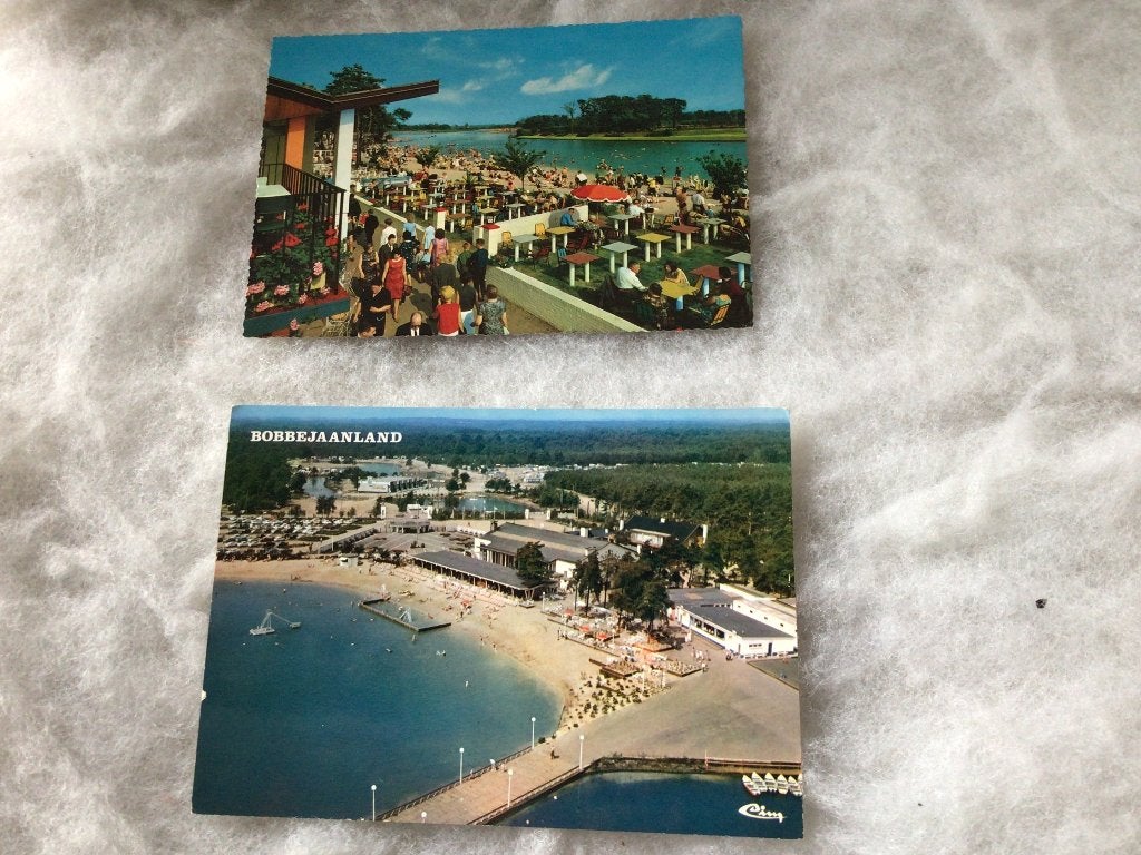 2 oude postkaarten Bobbejaanland. Onbeschreven, Ophalen of Verzenden
