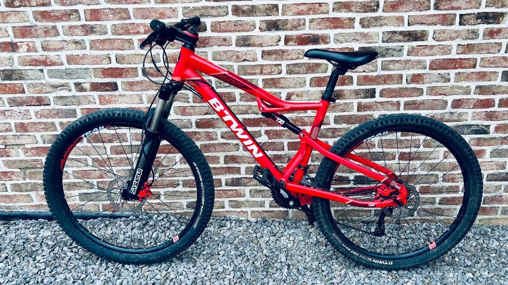 VTT B-Twin Rock Rider 540 full suspendu - M, Autres marques, Enlèvement, Hommes, Frein à disque