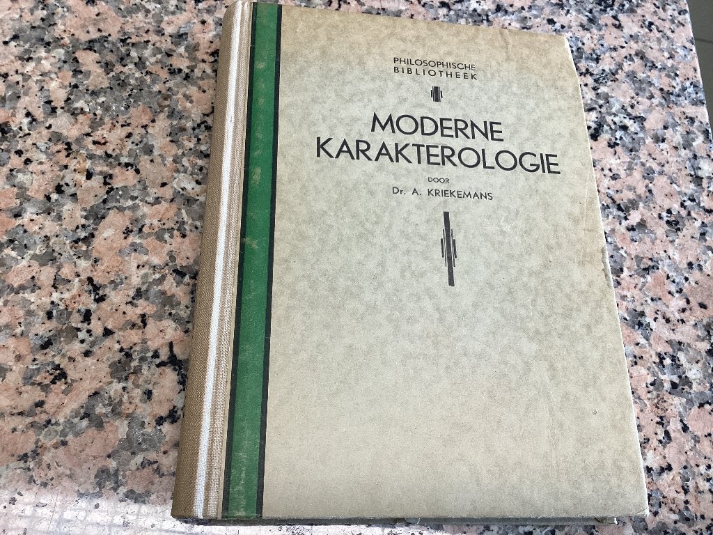 Moderne KARAKTEROLOGIE. Dr A. KRiekemans, Ophalen of Verzenden, Gelezen, Overige onderwerpen