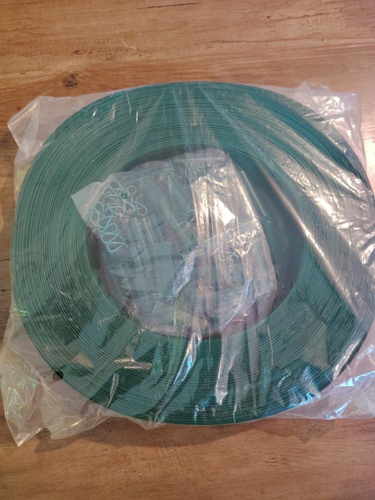 140 meter groene inrijgband met clips, Ophalen, Nieuw, 20 meter of meer, Overige typen