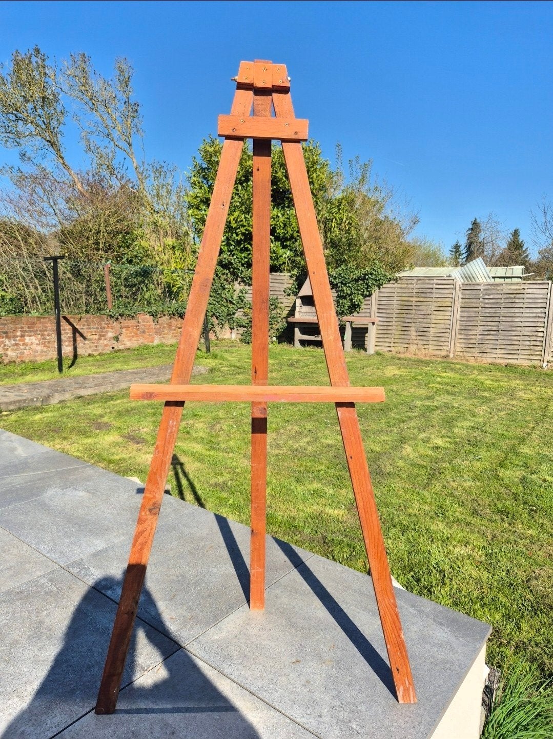 GRAND CHEVALET EN BOIS MASSIF – MARIAGE, ÉVÉNEMENTS, DÉCO, Hobby & Loisirs créatifs, Peinture, Chevalet