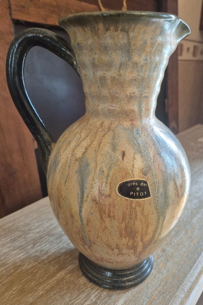 Pot en grès de chez Pitot ( Bouffiouxl ), Antiquités & Art, Enlèvement