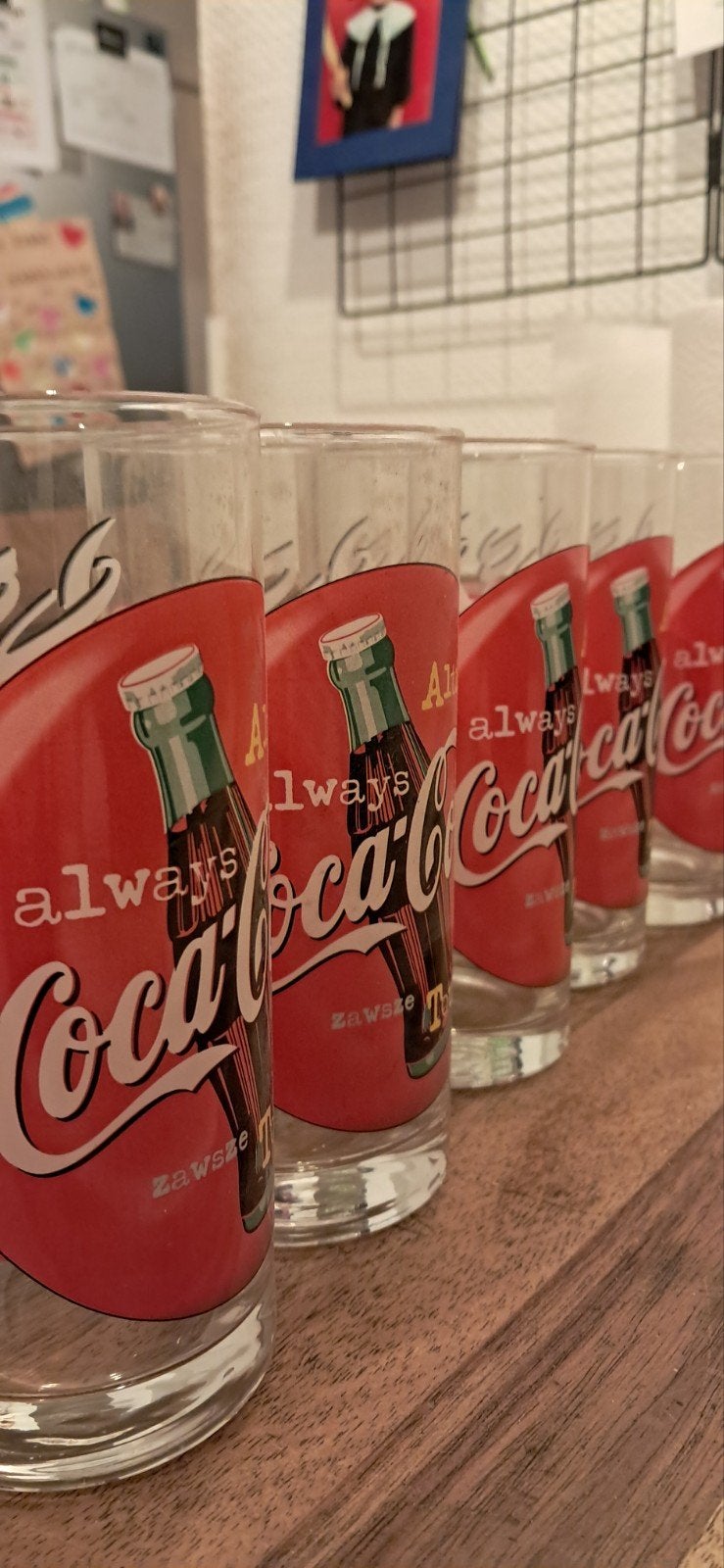 Coca-Cola glazen, Enlèvement