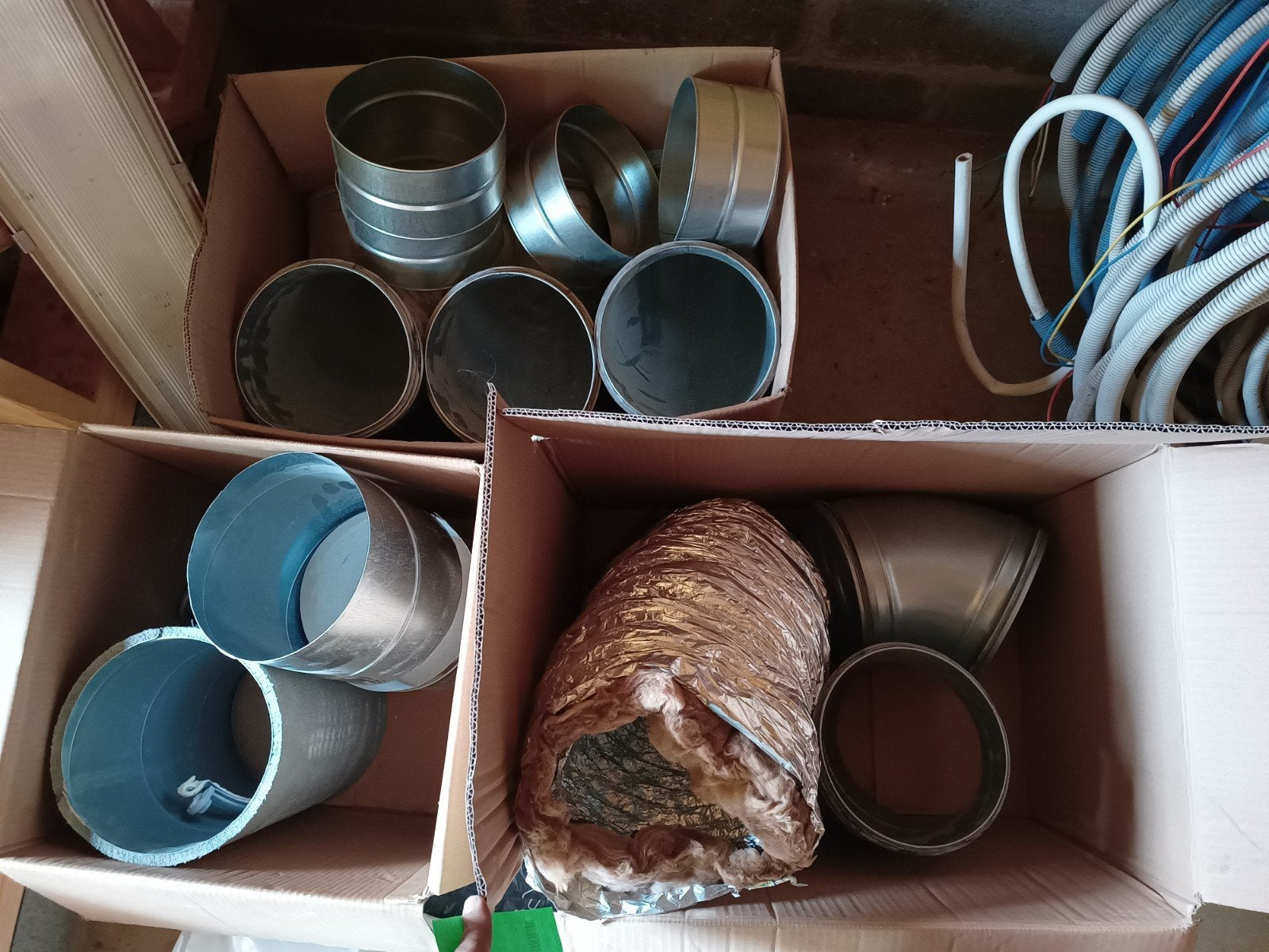 ventilatie bochten en onderdelen, Ophalen, Overige materialen, Bochten, Minder dan 20 mm