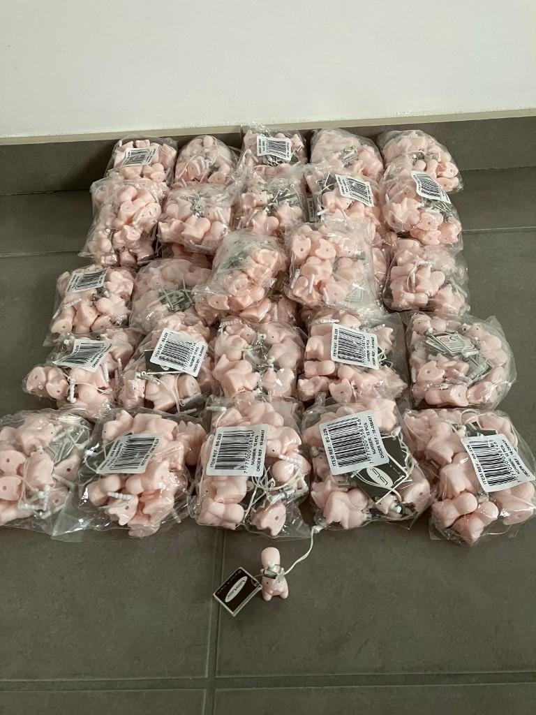 12 sleutelhangers eekhoorn klein roze, Kinderen en Baby's, Ophalen of Verzenden, Nieuw