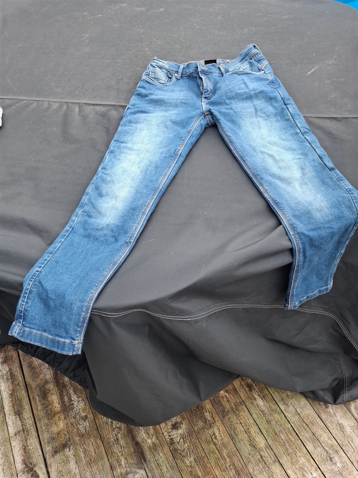 Jean de moto slim MODEKA Glenn - taille 32, Motos, Femmes, Seconde main, Pantalon | textile, Enlèvement