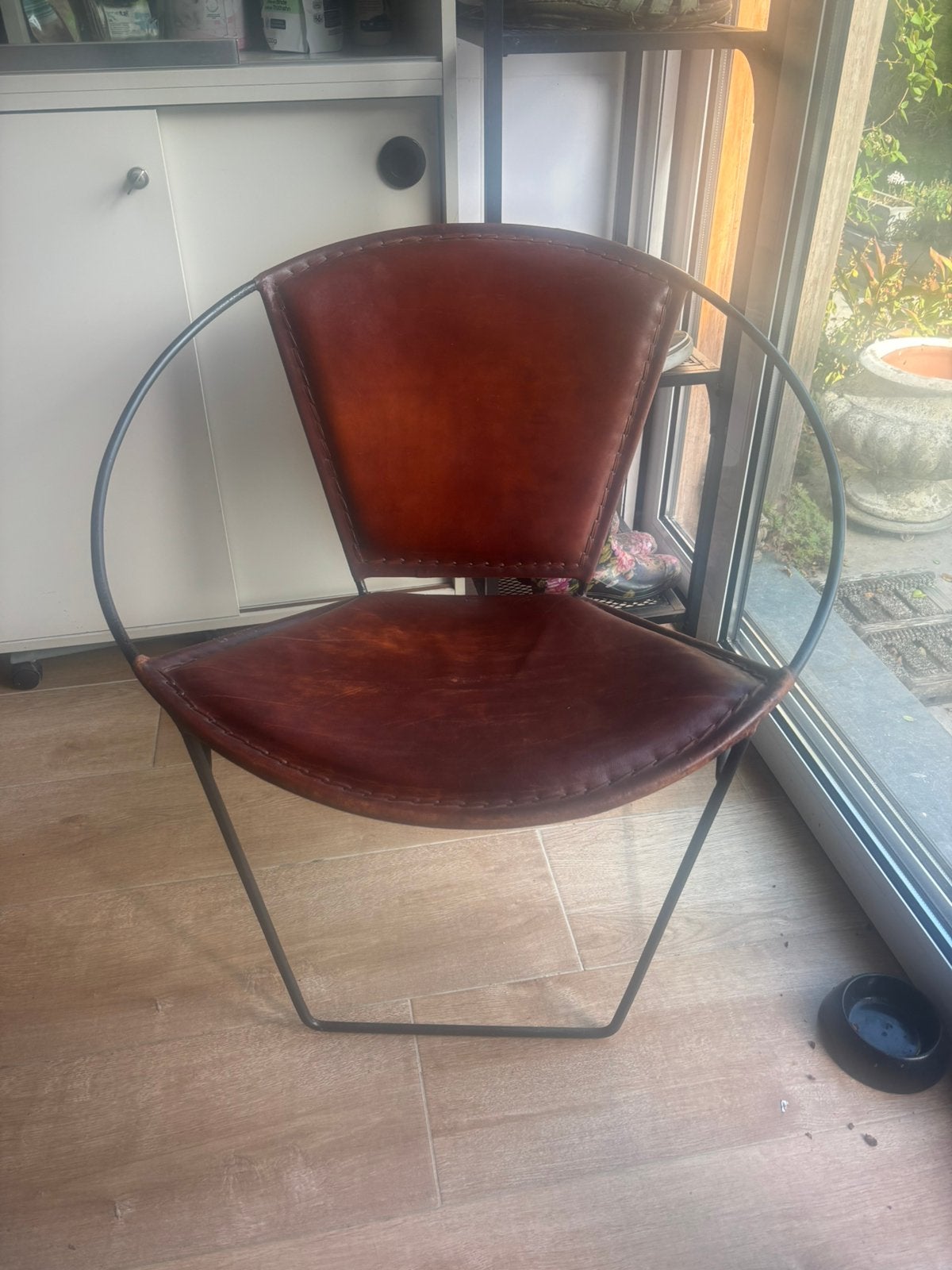 Fauteuil en cuir, Enlèvement, Comme neuf