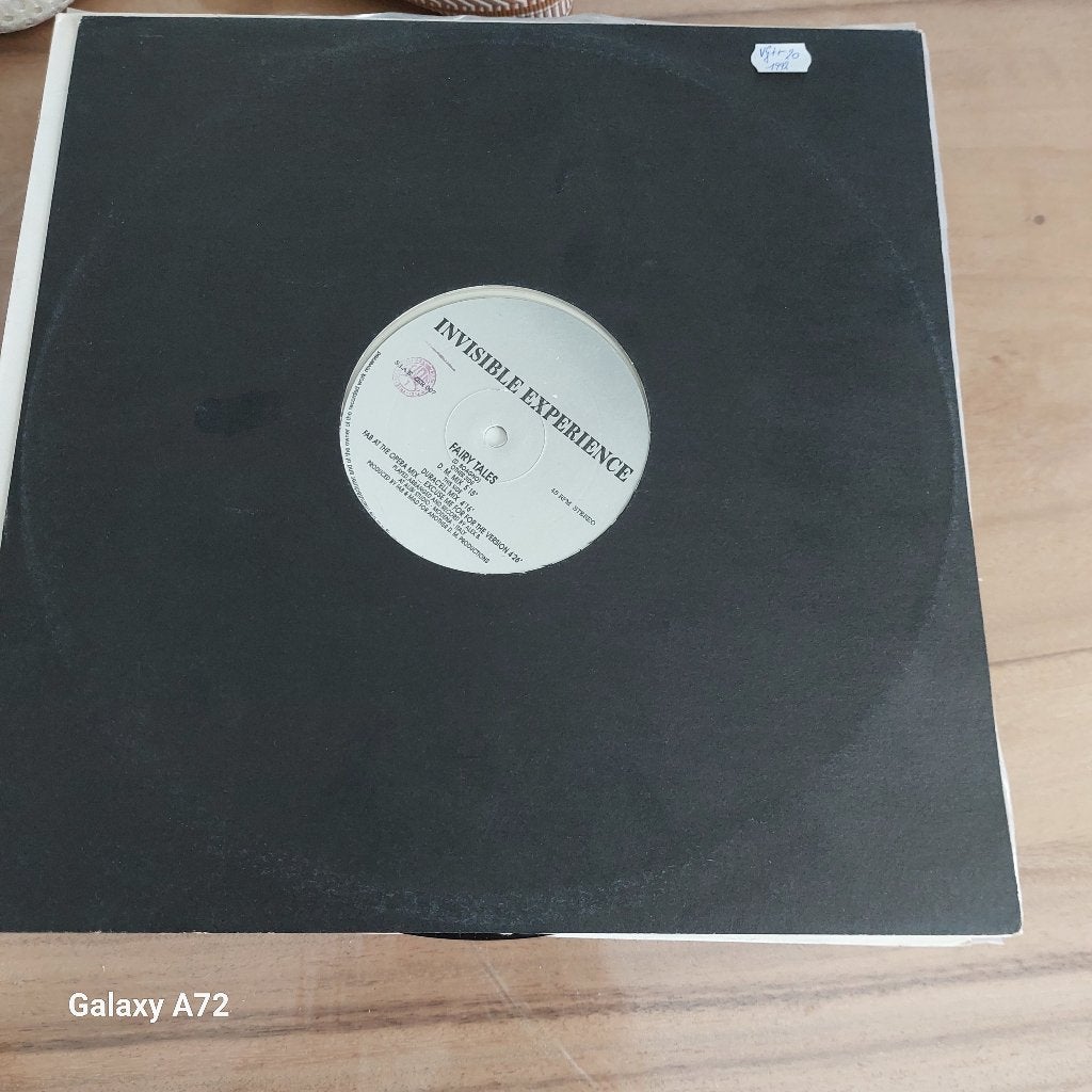 invisible experience fairy tales clear vinyl 12 inch maxi, Gebruikt, Trance, Ophalen of Verzenden, 12 inch