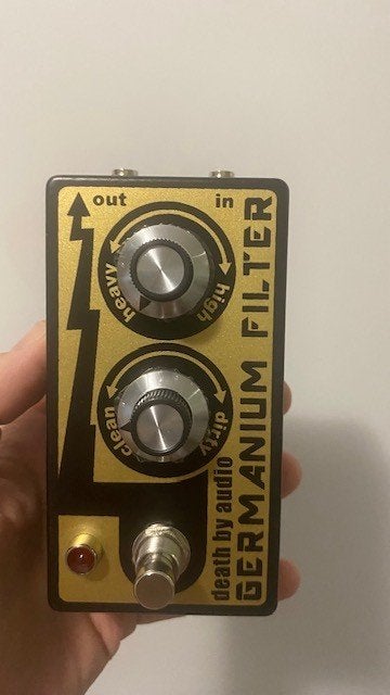 Death By Audio Germanium Filter Fuzz/Distortion/Filter, Musique & Instruments, Effets, Enlèvement ou Envoi, Comme neuf, Distortion, Overdrive ou Fuzz