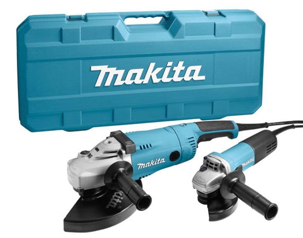 Makita - Pack de Meuleuse d'angle 230 mm 2200 W/125 mm 840 W, Bricolage & Construction, Outillage | Meuleuses, Enlèvement ou Envoi