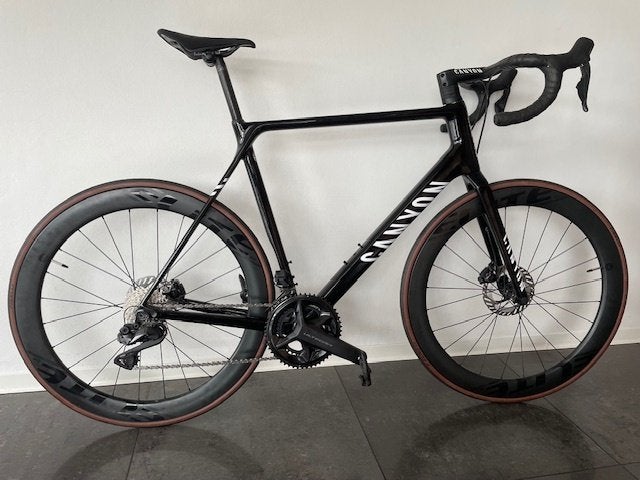 Canyon Ultimate CFR. xl 61 cm, 2 x 12 vitesses Ultegra, 57 à 61 cm, Comme neuf, Enlèvement, Frein à disque