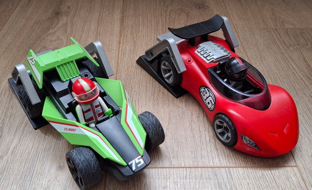 PLAYMOBIL 5174 5175 BOLIDES TURBO les voitures de courses, Enlèvement ou Envoi, Comme neuf, Kit complet, Véhicule