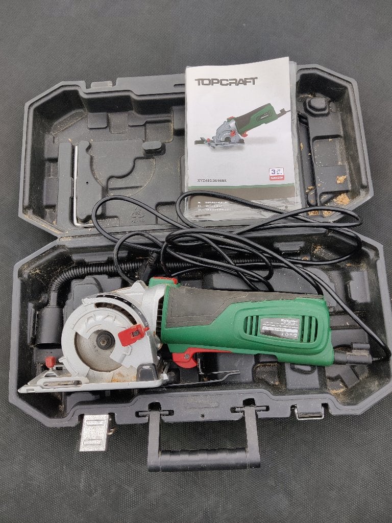 kleine handcirkelzaag, Bricolage & Construction, Outillage | Scies mécaniques, Moins de 600 watts, 30 à 70 mm, Comme neuf, Enlèvement