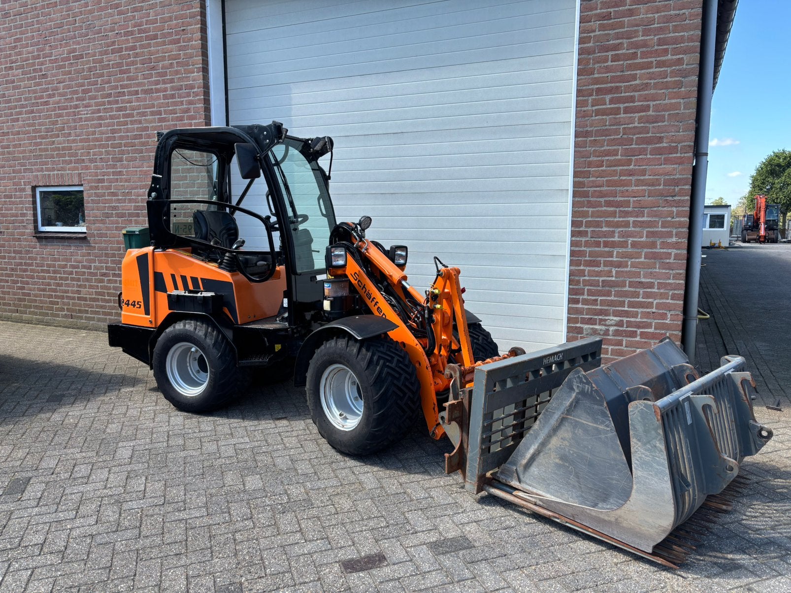 Schäffer 2445 Kniklader shovel Compleet!! 1230 uren!, Enlèvement