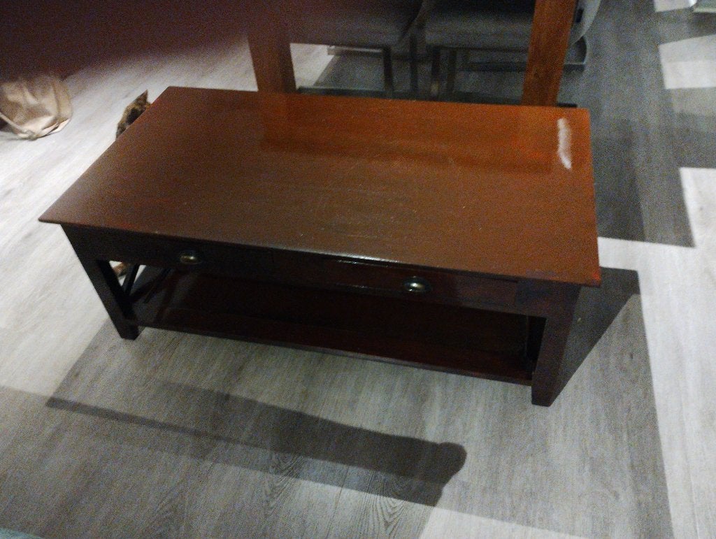 salontafel Maison du Monde, Maison & Meubles, 100 à 150 cm, Comme neuf, Enlèvement, Kaloniaal