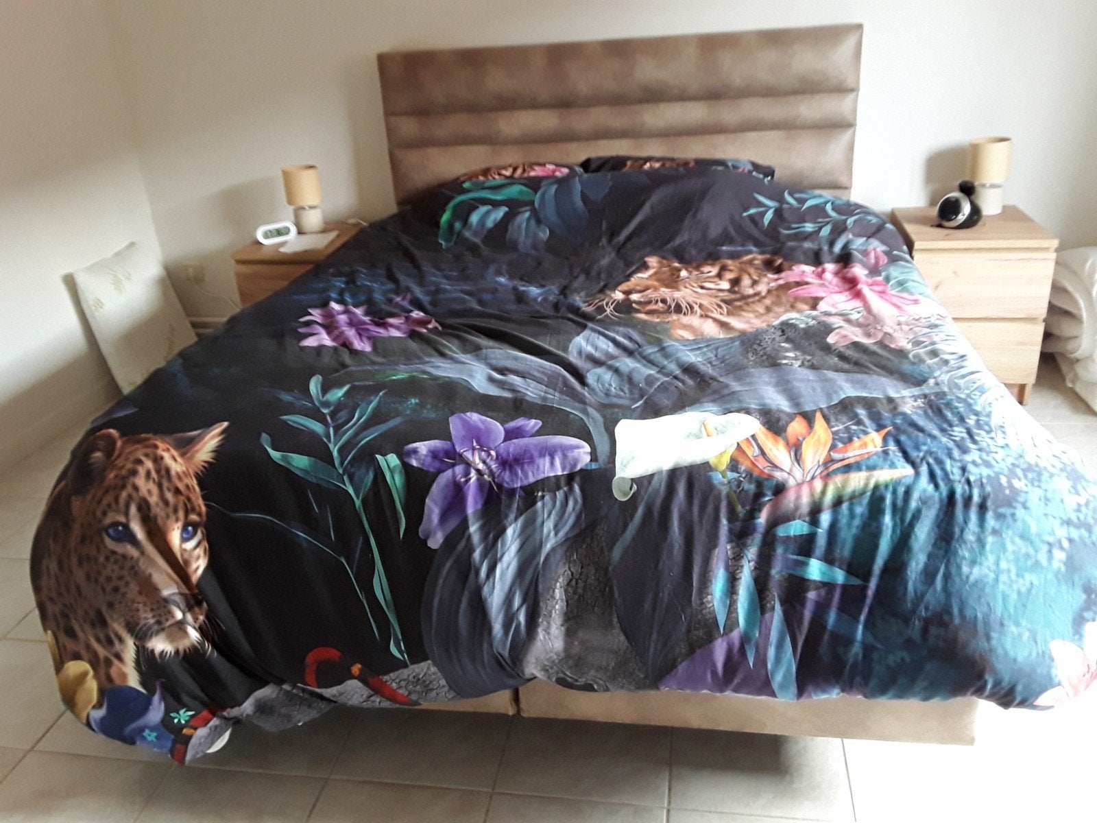 Boxspring bed, met topper, Ophalen