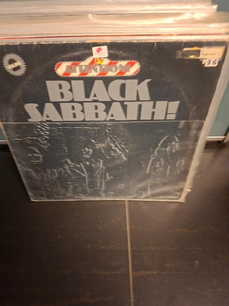 lp - black sabbath - attention black sabbath vol 2, Complilatie, Gebruikt, Ophalen of Verzenden, 1970 - 1979