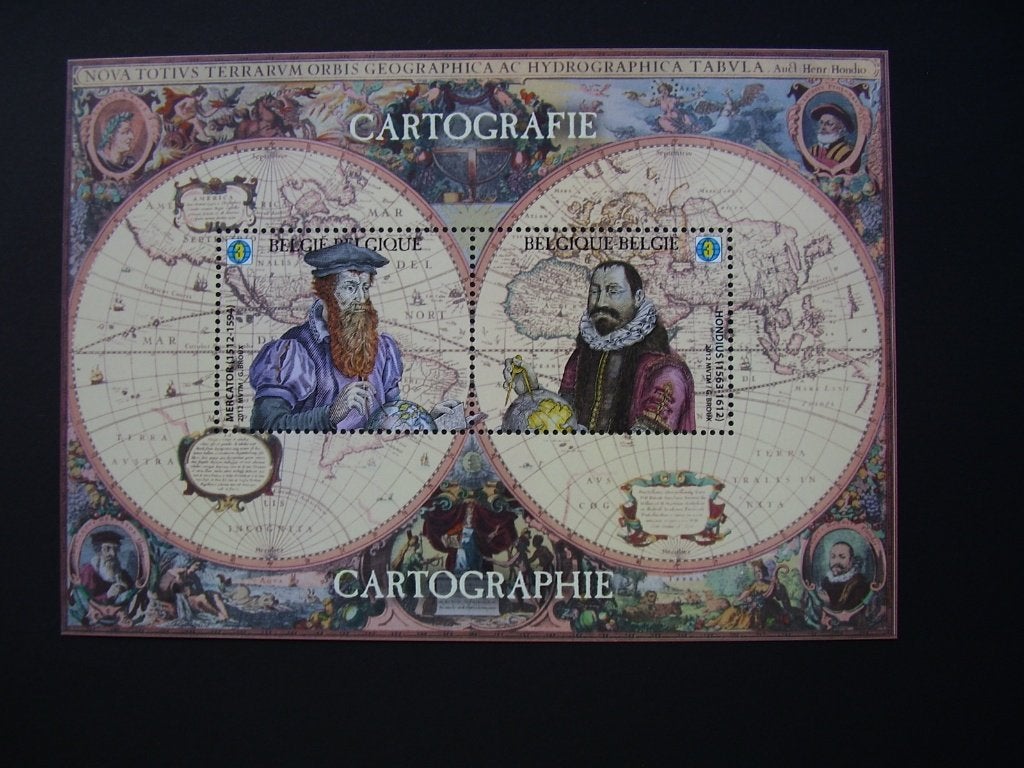 Blok 199 postfris - Cartografie, Enlèvement ou Envoi, Neuf