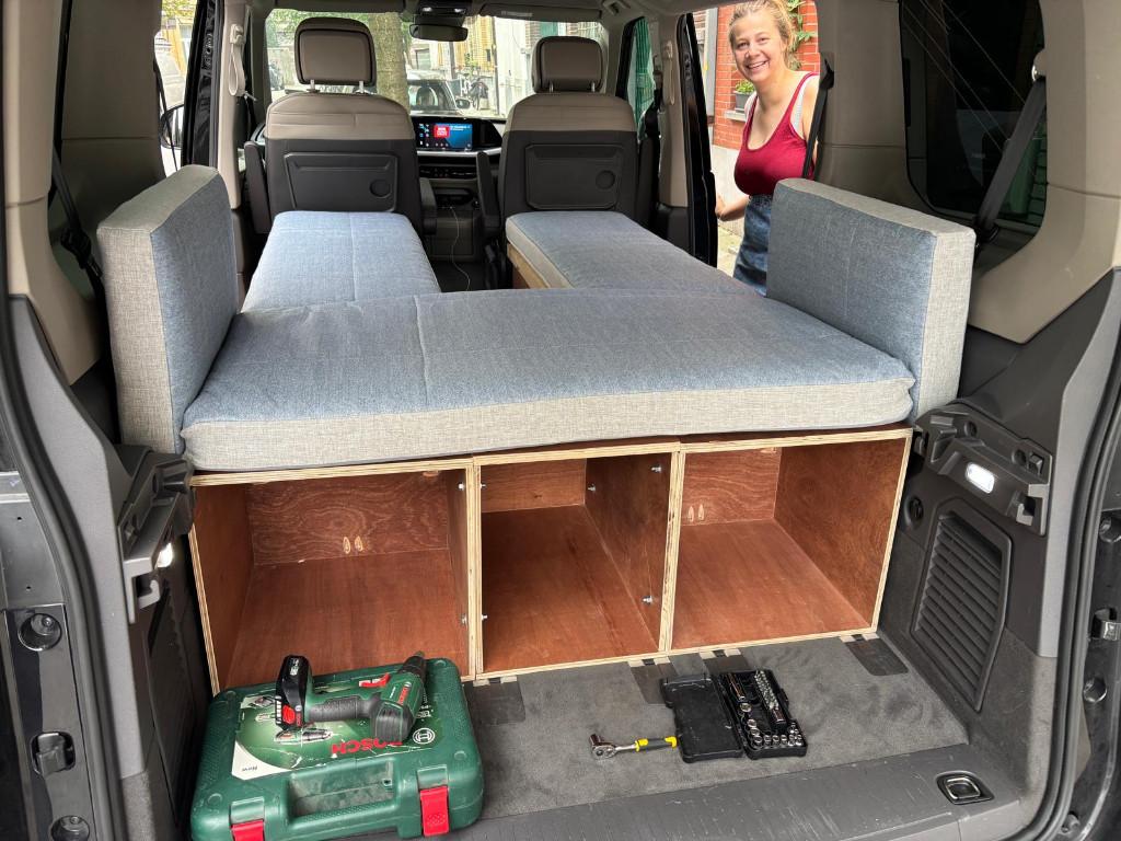 Modulair Kampeermeubel - Volkswagen T7 Multivan, Caravanes & Camping, Enlèvement, Utilisé
