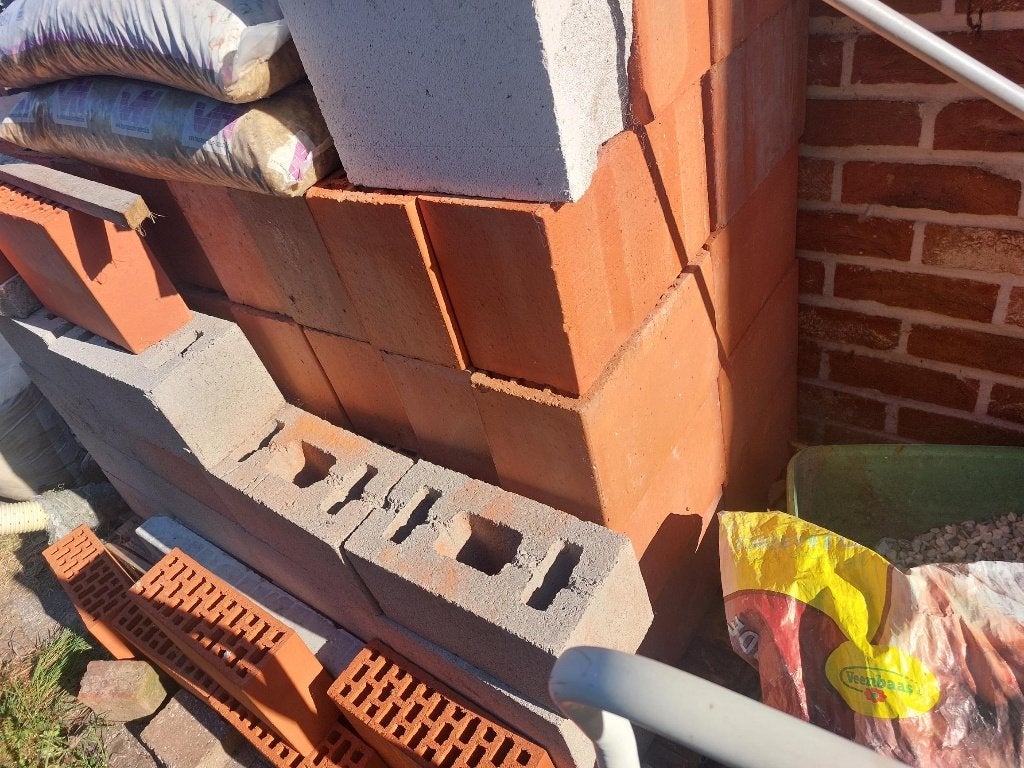 snelbouw steen en parelgrind, Doe-het-zelf en Bouw, Ophalen, Nieuw, Bakstenen